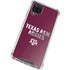 Texas A&M University Aggies Galaxy A12 Clear Case