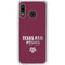 Texas A&M University Aggies Galaxy A20 Clear Case