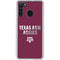 Texas A&M University Aggies Galaxy A21 Clear Case