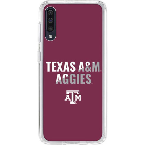 Texas A&M University Aggies Galaxy A50 Clear Case