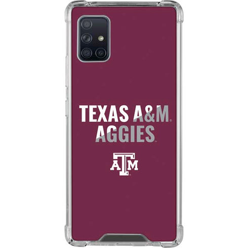 Texas A&M University Aggies Galaxy A51 5G Clear Case