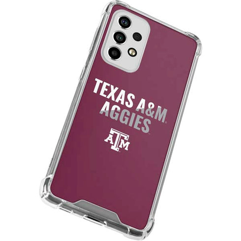 Texas A&M University Aggies Galaxy A53 5G Clear Case