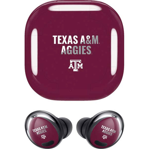 Texas A&M University Aggies Galaxy Buds Pro Skin