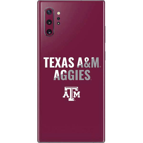Texas A&M University Aggies Galaxy Note 10 Plus Skin