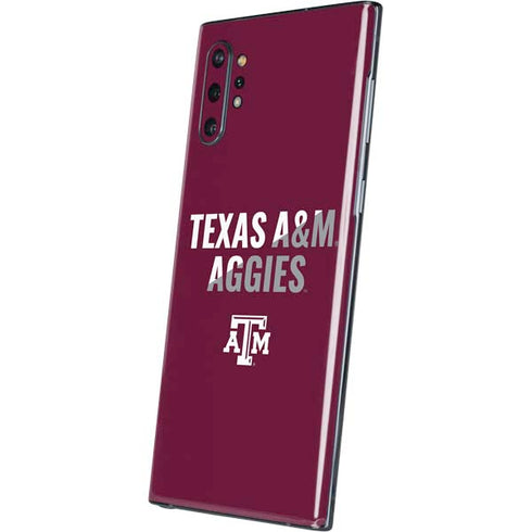 Texas A&M University Aggies Galaxy Note 10 Plus Skin