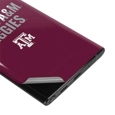 Texas A&M University Aggies Galaxy Note 10 Plus Skin