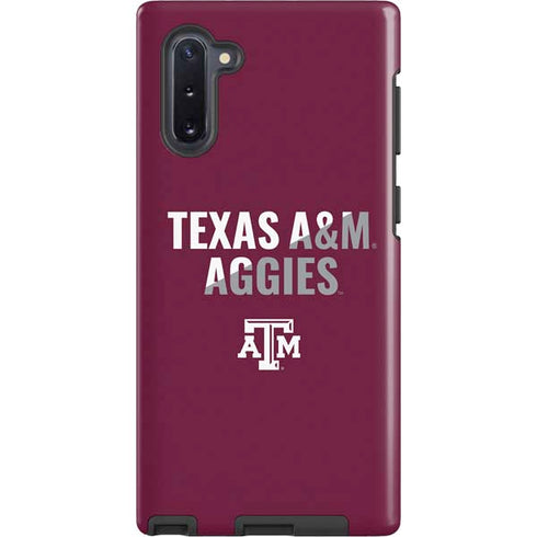 Texas A&M University Aggies Galaxy Note 10 Pro Case