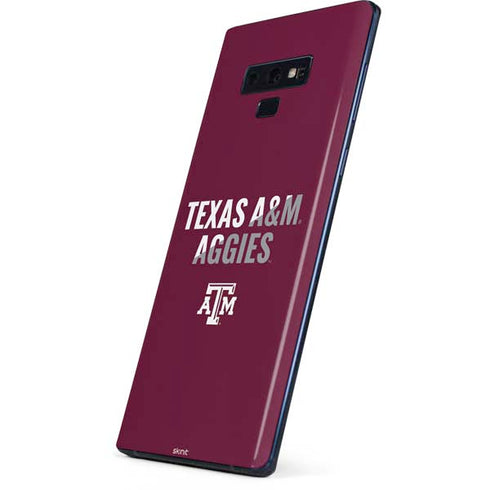 Texas A&M University Aggies Galaxy Note 9 Skin