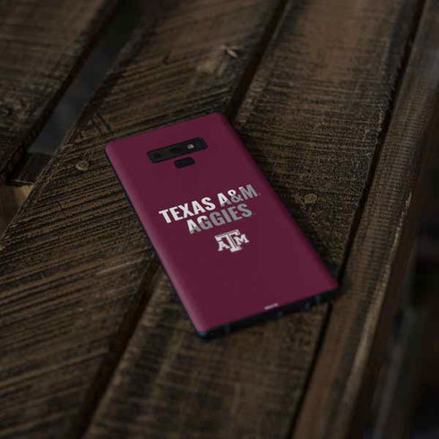 Texas A&M University Aggies Galaxy Note 9 Skin
