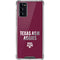 Texas A&M University Aggies Galaxy Note20 5G Clear Case