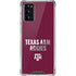 Texas A&M University Aggies Galaxy Note20 5G Clear Case