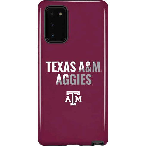Texas A&M University Aggies Galaxy Note20 5G Pro Case