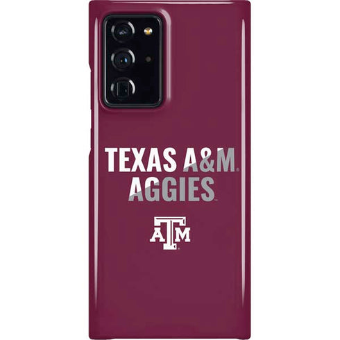 Texas A&M University Aggies Galaxy Note20 Ultra 5G Lite Case