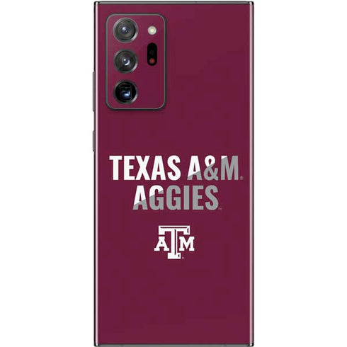 Texas A&M University Aggies Galaxy Note20 Ultra 5G Skin