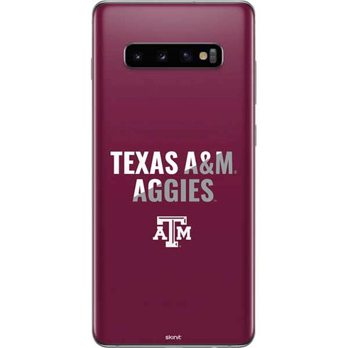 Texas A&M University Aggies Galaxy S10 Plus Skin