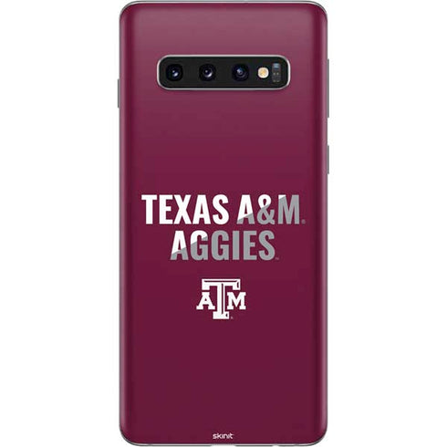 Texas A&M University Aggies Galaxy S10 Skin