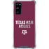 Texas A&M University Aggies Galaxy S20 FE Clear Case