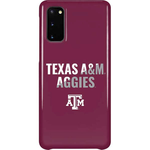 Texas A&M University Aggies Galaxy S20 Lite Case