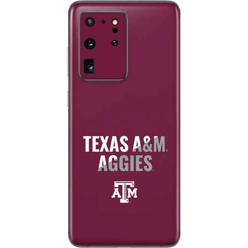 Texas A&M University Aggies Galaxy S20 Ultra 5G Skin