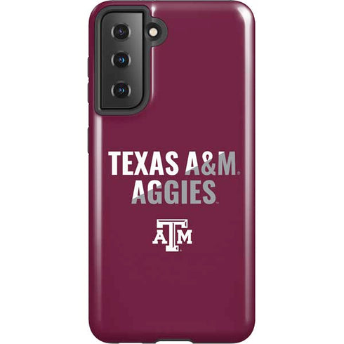 Texas A&M University Aggies Galaxy S21 5G Pro Case