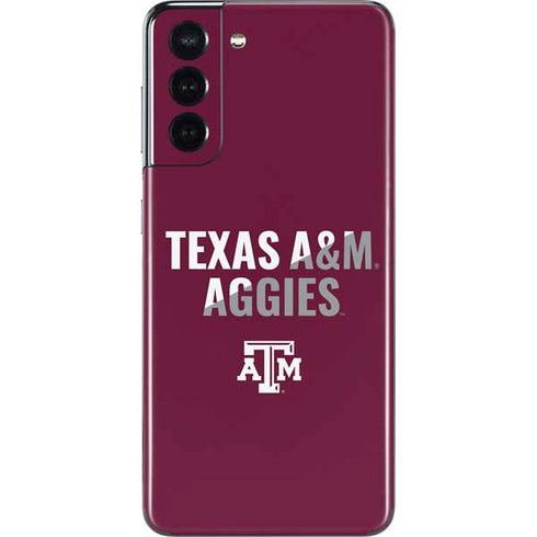 Texas A&M University Aggies Galaxy S21 5G Skin