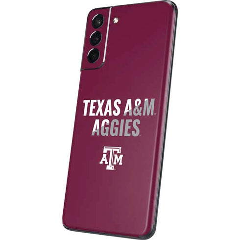 Texas A&M University Aggies Galaxy S21 Plus 5G Skin
