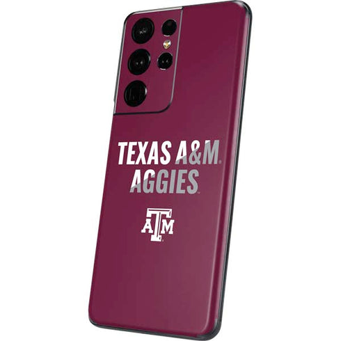 Texas A&M University Aggies Galaxy S21 Ultra 5G Skin