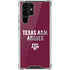 Texas A&M University Aggies Galaxy S22 Ultra Clear Case