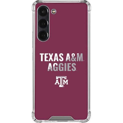 Texas A&M University Aggies Galaxy S23 Plus Clear Case