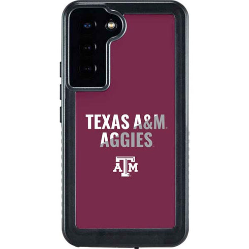 Texas A&M University Aggies Galaxy S23 Plus Waterproof Case