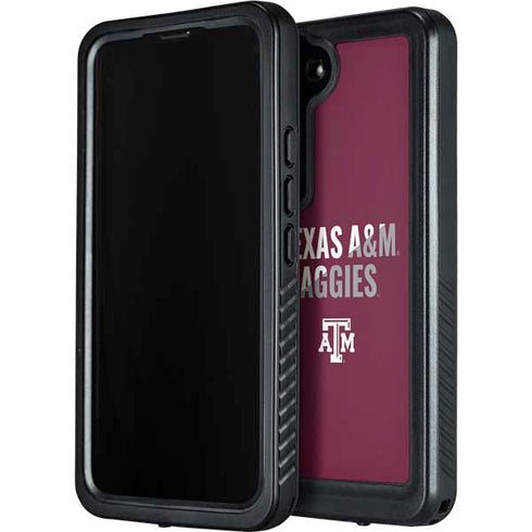 Texas A&M University Aggies Galaxy S23 Waterproof Case