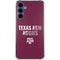 Texas A&M University Aggies Galaxy S24 Clear Case