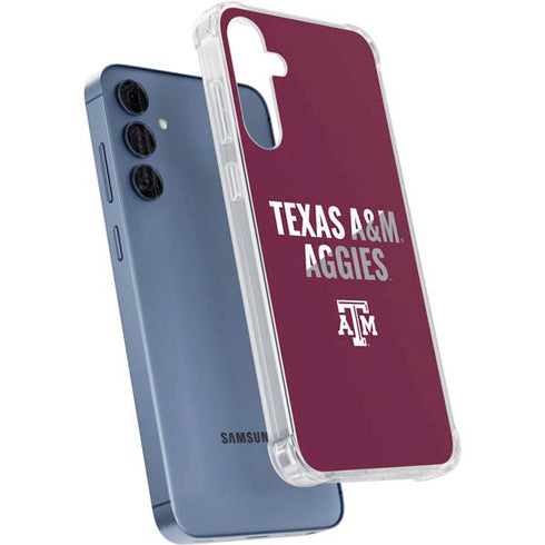 Texas A&M University Aggies Galaxy S24 Clear Case