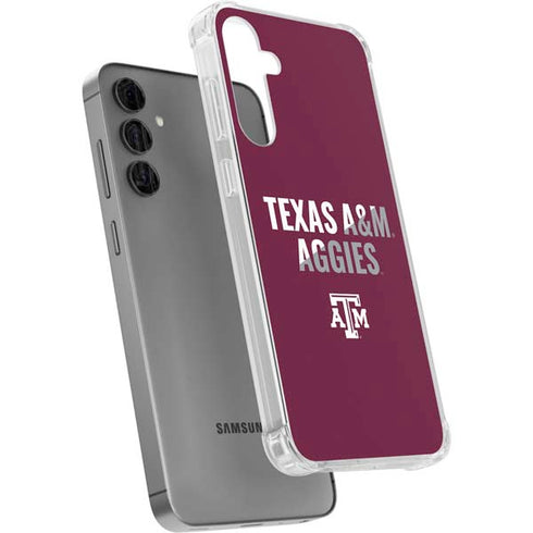 Texas A&M University Aggies Galaxy S24 Plus Clear Case