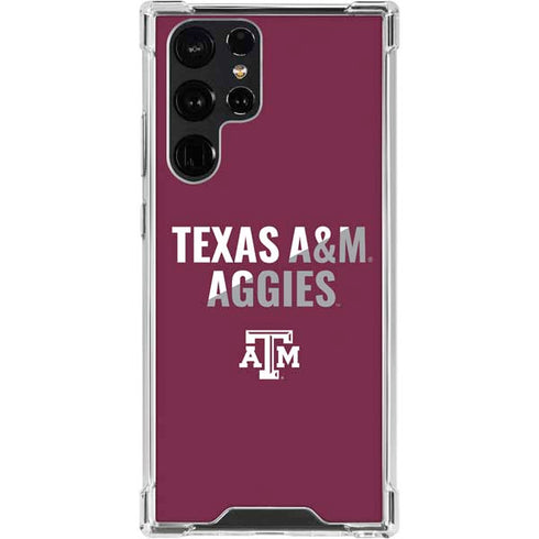 Texas A&M University Aggies Galaxy S24 Ultra Clear Case