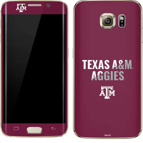 Texas A&M University Aggies Galaxy S7 Edge Skin