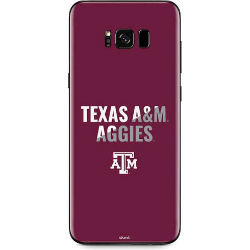 Texas A&M University Aggies Galaxy S8 Plus Skin