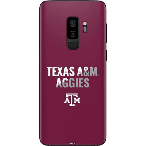Texas A&M University Aggies Galaxy S9 Plus Skin