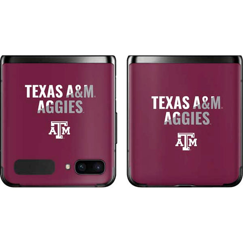 Texas A&M University Aggies Galaxy Z Flip Skin
