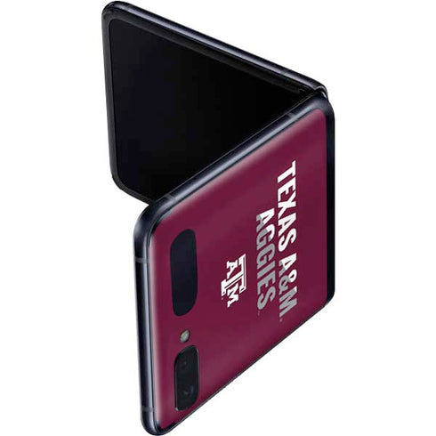 Texas A&M University Aggies Galaxy Z Flip Skin