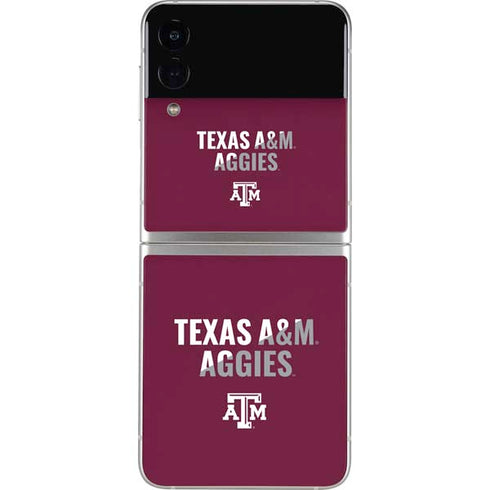 Texas A&M University Aggies Galaxy Z Flip3 5G Skin