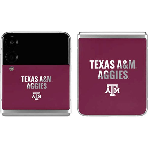 Texas A&M University Aggies Galaxy Z Flip4 5G Skin