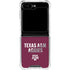 Texas A&M University Aggies Galaxy Z Flip5 5G Clear Case