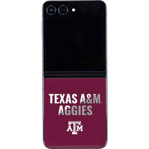 Texas A&M University Aggies Galaxy Z Flip5 5G Skin