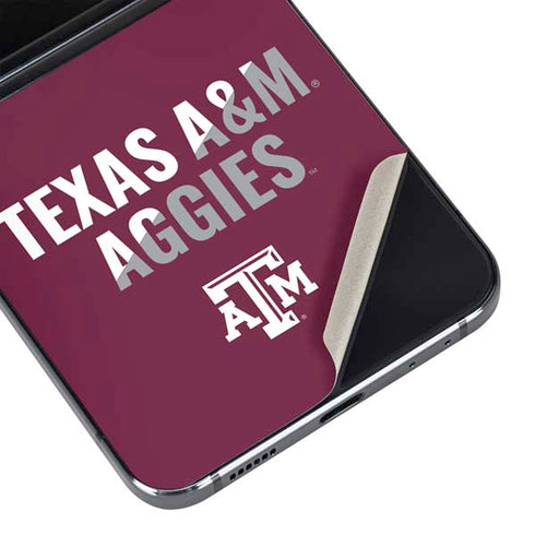 Texas A&M University Aggies Galaxy Z Flip5 5G Skin