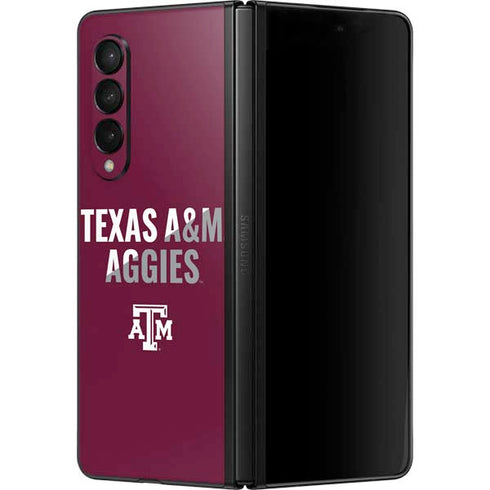 Texas A&M University Aggies Galaxy Z Fold3 5G Skin