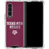 Texas A&M University Aggies Galaxy Z Fold4 5G Clear Case