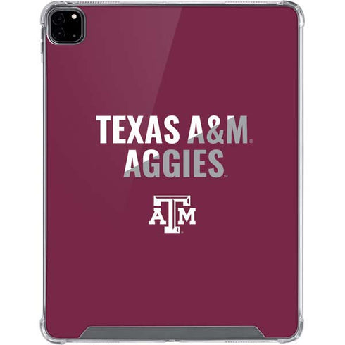 Texas A&M University Aggies iPad Pro 12.9in (2020) Clear Case