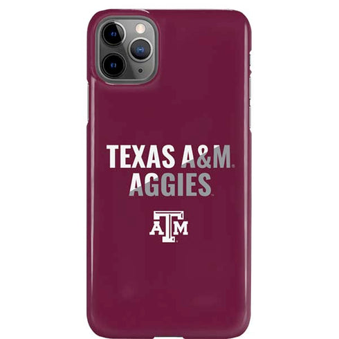 Texas A&M University Aggies iPhone 11 Pro Max Lite Case