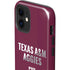 Texas A&M University Aggies iPhone 12 Impact Case
